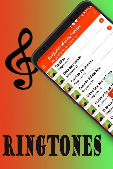 Run android online APK Ringtones De Bandas from MyAndroid or emulate Ringtones De Bandas using MyAndroid