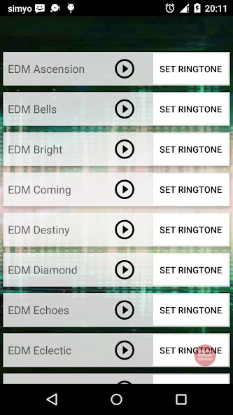 Emulate Android APK Ringtones: EDM tunes  alarms
