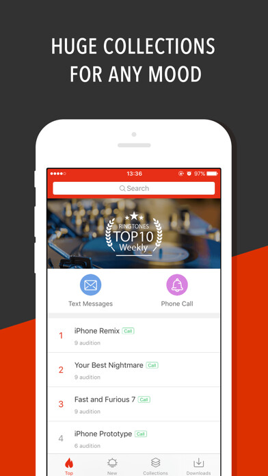 Emulate iPhone app Ringtones free for iPhone-latest and hottest music using MyAndroid Emulate iPhone app Ringtones free for iPhone-latest and hottest music using MyAndroid
