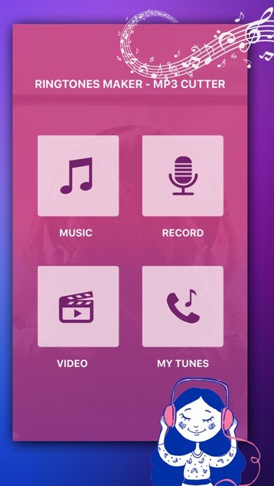 Emulate iPhone app Ringtones Maker - Mp3 Cutter using MyAndroid