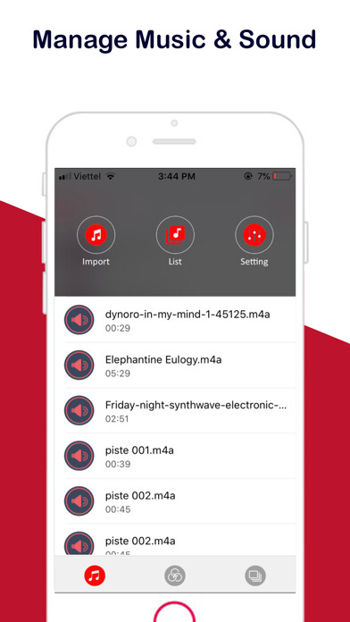 Emulate iPhone app Ringtones: Music Maker&Editor using MyAndroid