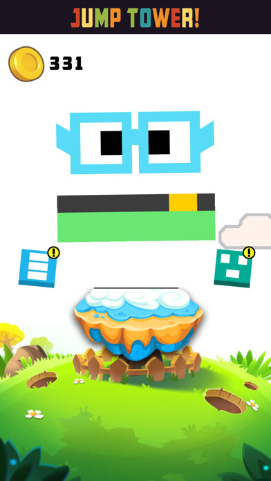 Emulate iPhone app Ring Tower!-step block go up using MyAndroid