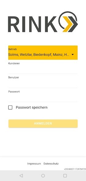 Emulate iPhone app Rink Direkt using MyAndroid