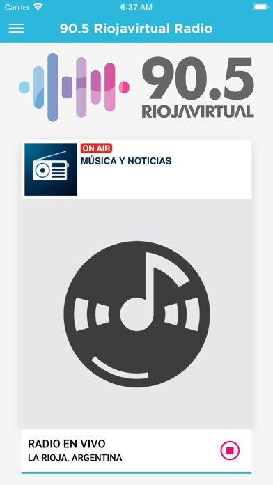 Emulate iPhone app Riojavirtual Radio 90.5 using MyAndroid Emulate iPhone app Riojavirtual Radio 90.5 using MyAndroid