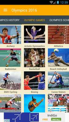 Emulate Android APK Rio Olympics
