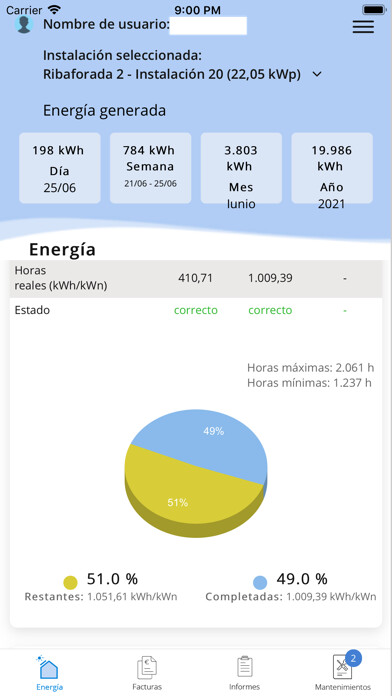 Emulate iPhone app Rios Renovables fotovoltaica using MyAndroid Emulate iPhone app Rios Renovables fotovoltaica using MyAndroid