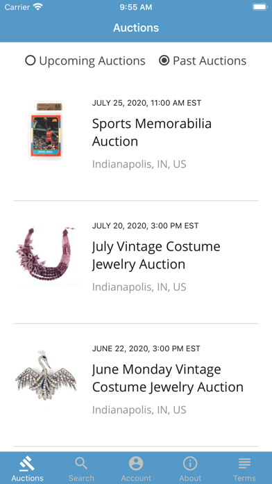 Emulate iPhone app Ripley Auctions using MyAndroid
