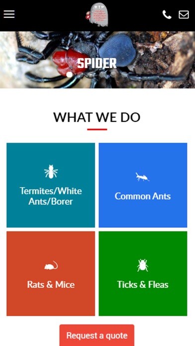 Emulate iPhone app R.I.P Pest Management using MyAndroid