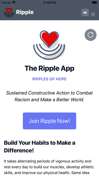 Emulate iPhone app Ripple of Change using MyAndroid Emulate iPhone app Ripple of Change using MyAndroid