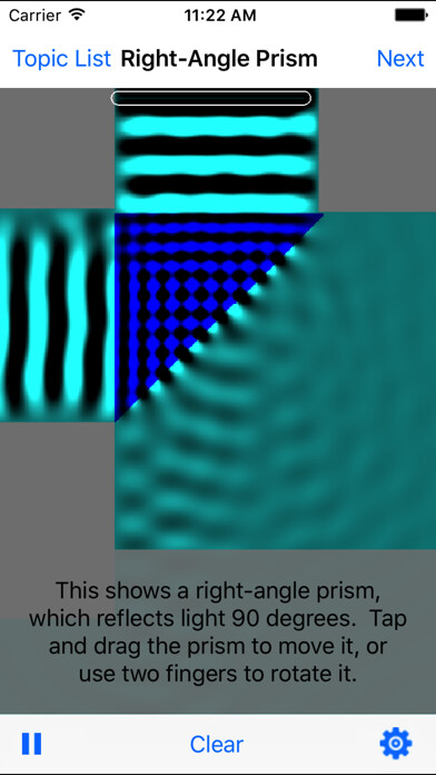 Emulate iPhone app Ripple Tank Lite using MyAndroid Emulate iPhone app Ripple Tank Lite using MyAndroid