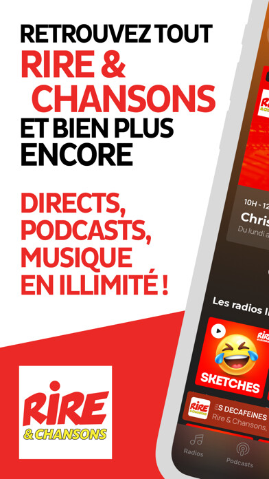 Emulate iPhone app Rire et Chansons: Radios using MyAndroid Emulate iPhone app Rire et Chansons: Radios using MyAndroid