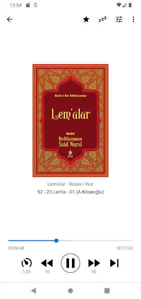 Emulate iPhone app Risale-i Nur Dinle using MyAndroid Emulate iPhone app Risale-i Nur Dinle using MyAndroid