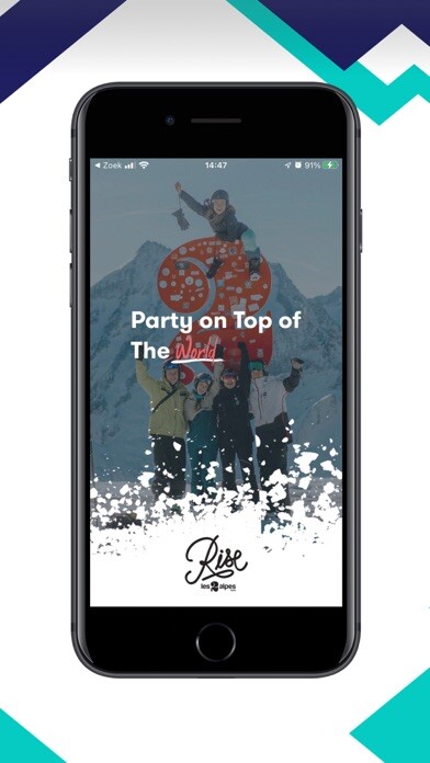 Emulate iPhone app Rise Festival using MyAndroid