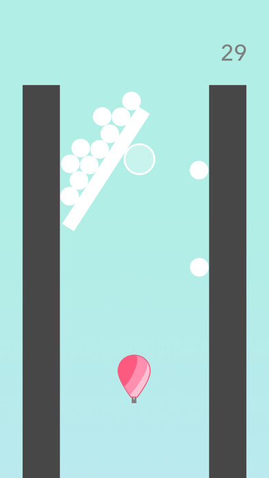 Emulate iPhone app Riseup - Rise color balloon up using MyAndroid