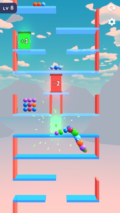 Emulate iPhone app Rising Balls! using MyAndroid Emulate iPhone app Rising Balls! using MyAndroid