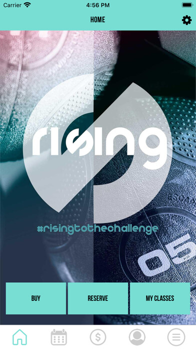 Emulate iPhone app RISING GYM using MyAndroid