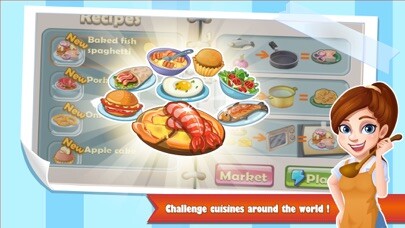 Emulate iPhone app Rising Super Chef:Cooking Game using MyAndroid