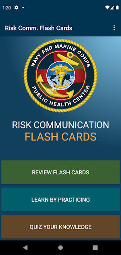 Run android online APK Risk Communication Flash Cards from MyAndroid or emulate Risk Communication Flash Cards using MyAndroid