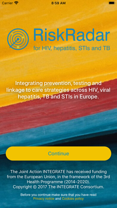 Emulate iPhone app RiskRadar using MyAndroid
