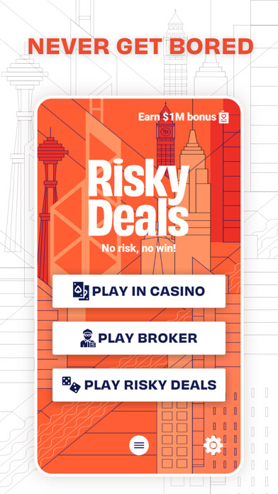 Emulate iPhone app Risky Deals using MyAndroid