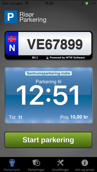 Emulate iPhone app Risr Parkering using MyAndroid