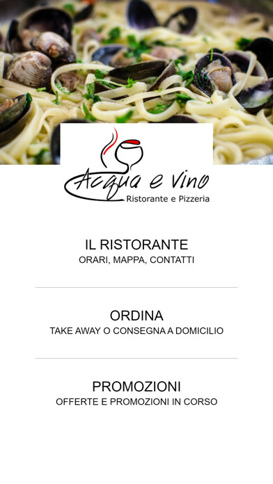 Emulate iPhone app Ristorante Acqua e Vino using MyAndroid Emulate iPhone app Ristorante Acqua e Vino using MyAndroid