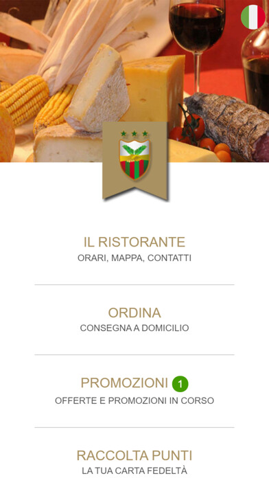 Emulate iPhone app Ristorante Antica Valeriana using MyAndroid Emulate iPhone app Ristorante Antica Valeriana using MyAndroid