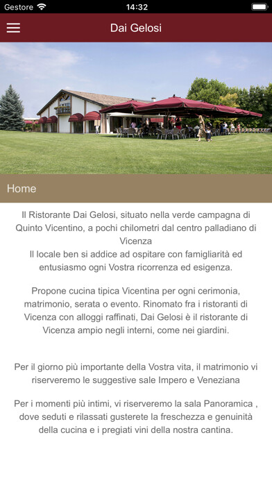 Emulate iPhone app Ristorante Dai Gelosi using MyAndroid Emulate iPhone app Ristorante Dai Gelosi using MyAndroid