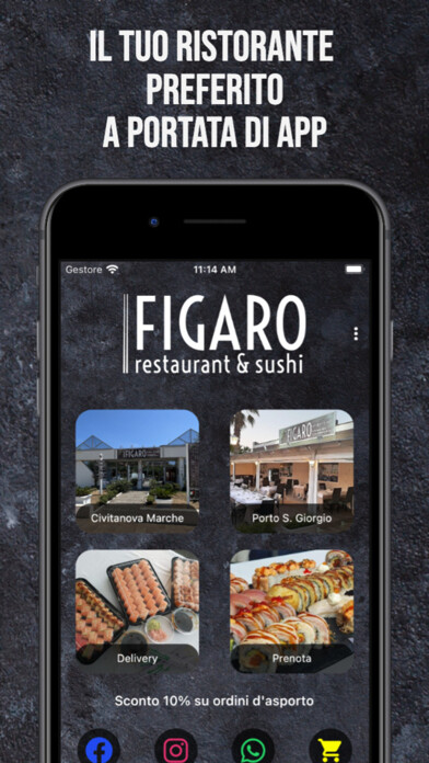 Emulate iPhone app Ristorante Figaro using MyAndroid Emulate iPhone app Ristorante Figaro using MyAndroid