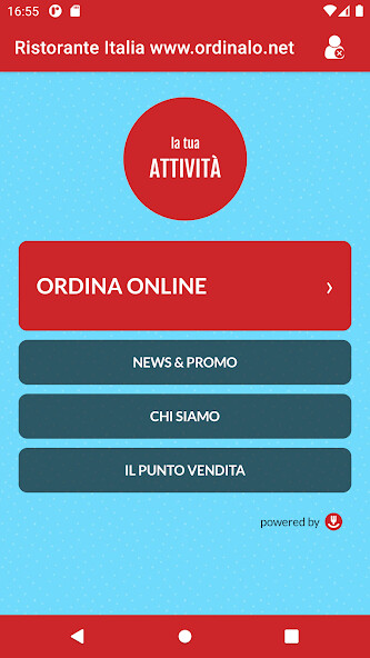 Run android online APK Ristorante Italia by Ordinalo from MyAndroid or emulate Ristorante Italia by Ordinalo using MyAndroid