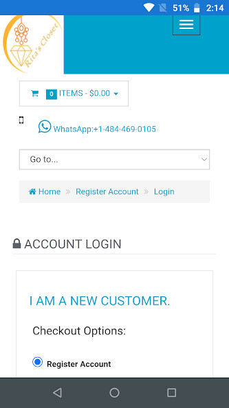 Run android online APK Ritas Closet USA from MyAndroid or emulate Ritas Closet USA using MyAndroid