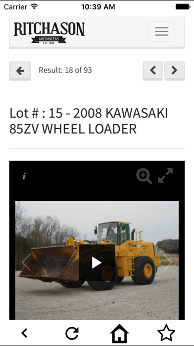Emulate iPhone app Ritchason Auctioneers using MyAndroid Emulate iPhone app Ritchason Auctioneers using MyAndroid