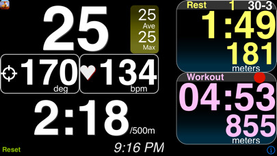 Emulate iPhone app RitmoTime Stroke Monitor using MyAndroid