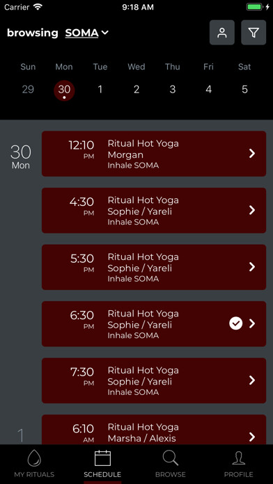 Emulate iPhone app Ritual Hot Yoga Mobile using MyAndroid Emulate iPhone app Ritual Hot Yoga Mobile using MyAndroid