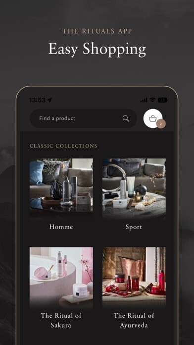 Emulate iPhone app Rituals Home & Body Cosmetics using MyAndroid Emulate iPhone app Rituals Home & Body Cosmetics using MyAndroid