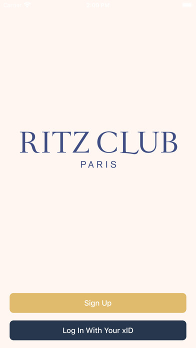 Emulate iPhone app Ritz Club Paris using MyAndroid