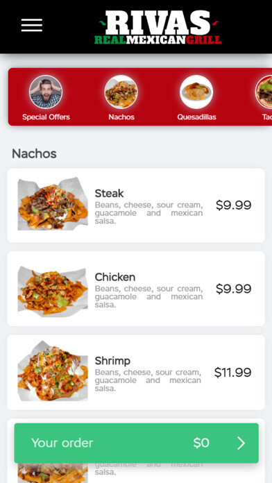 Emulate iPhone app RivasMexicanGrill using MyAndroid Emulate iPhone app RivasMexicanGrill using MyAndroid
