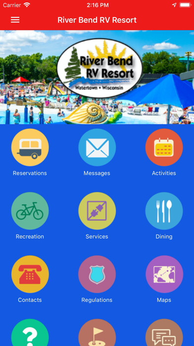 Emulate iPhone app River Bend RV Resort using MyAndroid Emulate iPhone app River Bend RV Resort using MyAndroid