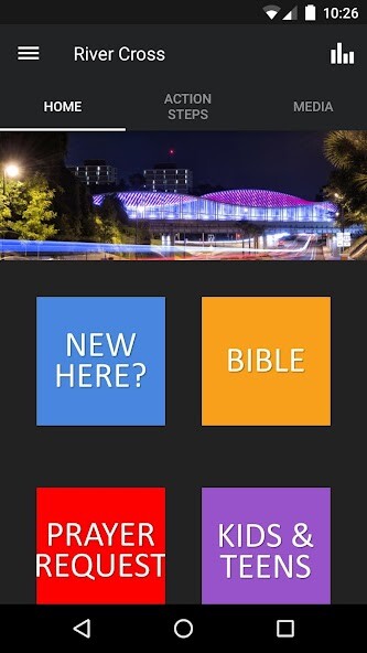 Run android online APK River Cross Church from MyAndroid or emulate River Cross Church using MyAndroid