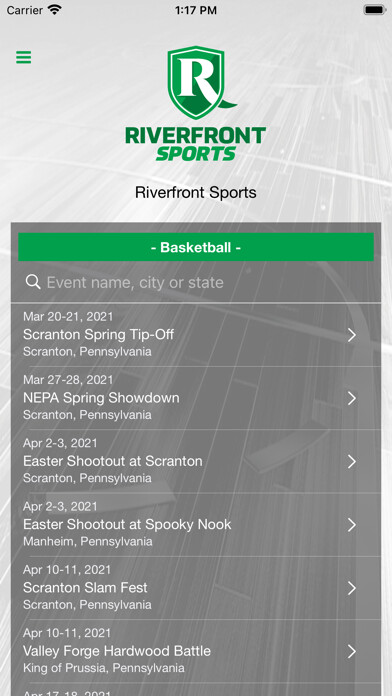 Emulate iPhone app Riverfront Sports Scranton using MyAndroid Emulate iPhone app Riverfront Sports Scranton using MyAndroid