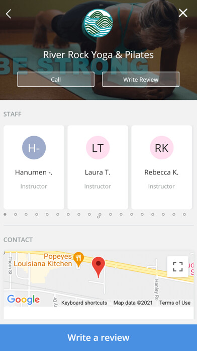 Emulate iPhone app River Rock Yoga & Pilates using MyAndroid Emulate iPhone app River Rock Yoga & Pilates using MyAndroid