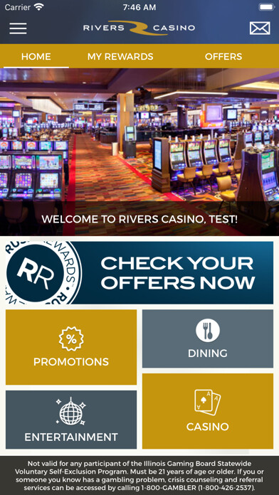 Emulate iPhone app Rivers Casino Des Plaines using MyAndroid Emulate iPhone app Rivers Casino Des Plaines using MyAndroid