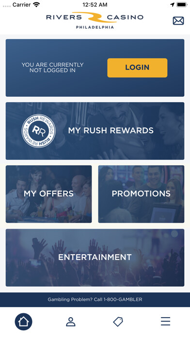 Emulate iPhone app Rivers Casino Philadelphia using MyAndroid