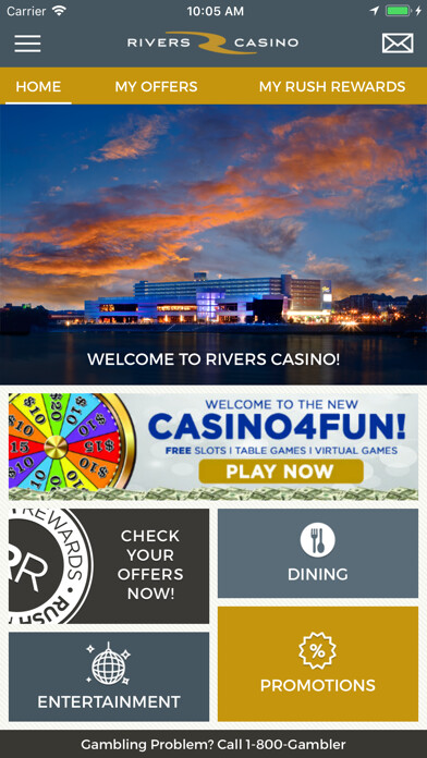 Emulate iPhone app Rivers Casino Pittsburgh using MyAndroid Emulate iPhone app Rivers Casino Pittsburgh using MyAndroid