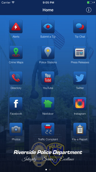 Emulate iPhone app Riverside Police Department CA using MyAndroid Emulate iPhone app Riverside Police Department CA using MyAndroid