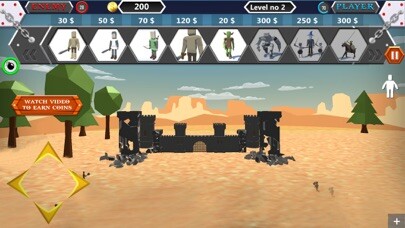 Emulate iPhone app River Site Castle War Defense using MyAndroid