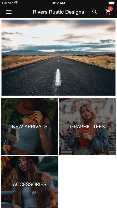 Emulate iPhone app Rivers Rustic Designs using MyAndroid Emulate iPhone app Rivers Rustic Designs using MyAndroid