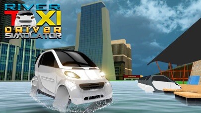 Emulate iPhone app River Taxi Driver Simulator & Cab Car Sailing Game using MyAndroid