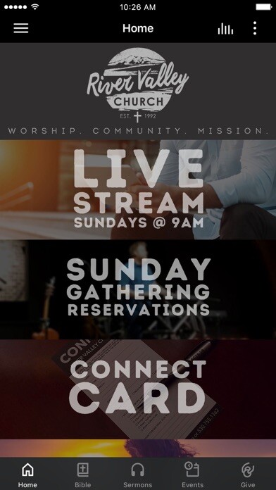 Emulate iPhone app River Valley Church Yuba City using MyAndroid Emulate iPhone app River Valley Church Yuba City using MyAndroid