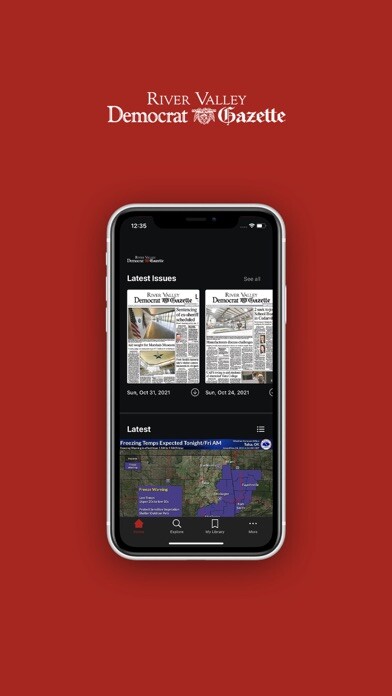Emulate iPhone app River Valley Democrat-Gazette using MyAndroid Emulate iPhone app River Valley Democrat-Gazette using MyAndroid
